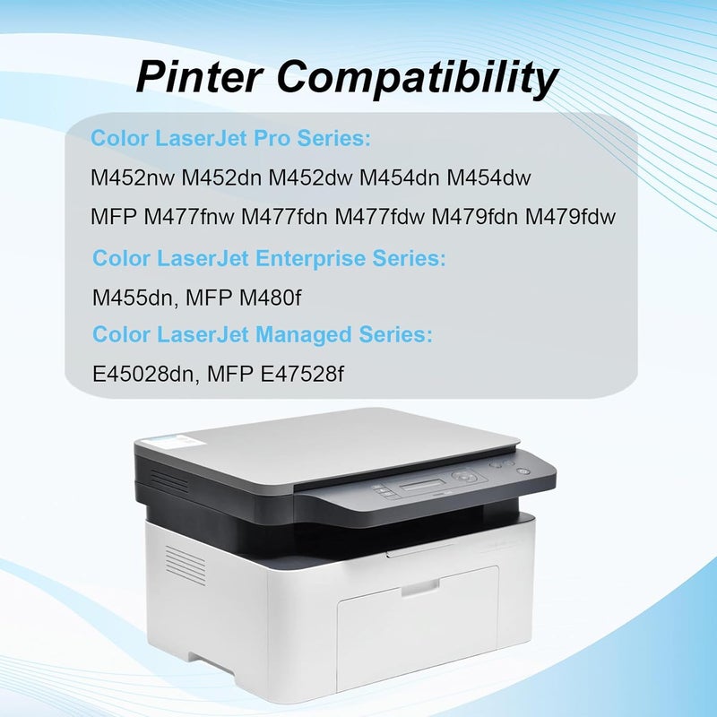 Phyxlyn Paper Input Tray 2 Replacement for HP Color Laserjet Pro M452nw M452dn M452dw M454dn M454dw, MFP M477fnw M477fdn M477fdw M479fdn M479fdw, M455dn, MFP M480f, E45028dn, MFP E47528f Printer - Image 2